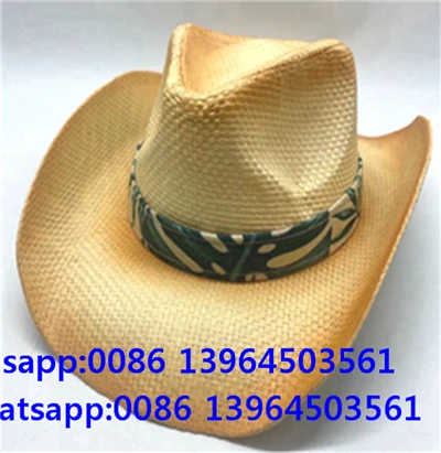 Miesten länsinauha Cowboy Straw Fisher Mies aurinkohattu