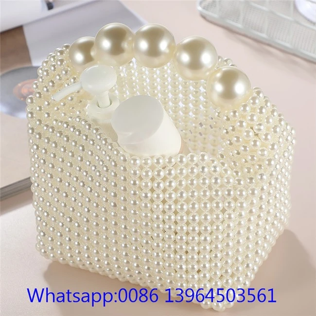 Käsintehty Pearl Clutch laukku