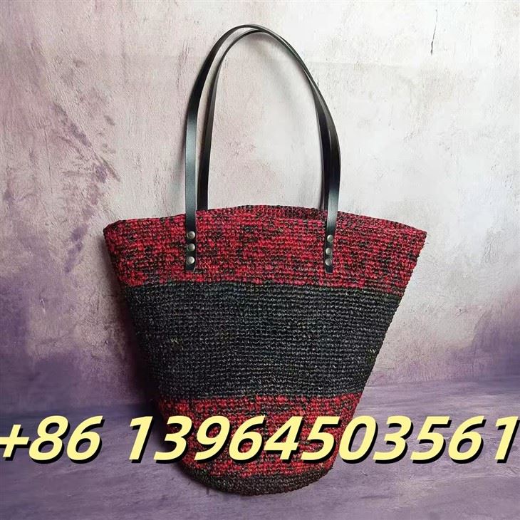 Raffia olkapää ranta kesälaukku