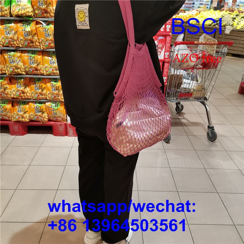 Net Mesh Turtle Bag String Ostoskassi