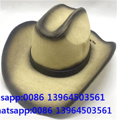 Distressed Vintage Cowboy Miesten hattu