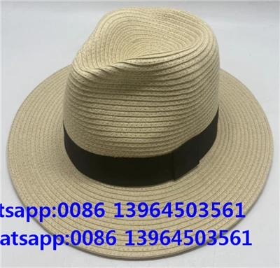 Rento niukka paperin olkihattu Fedora silinteri