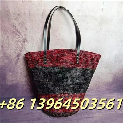 Raffia olkapää ranta kesälaukku